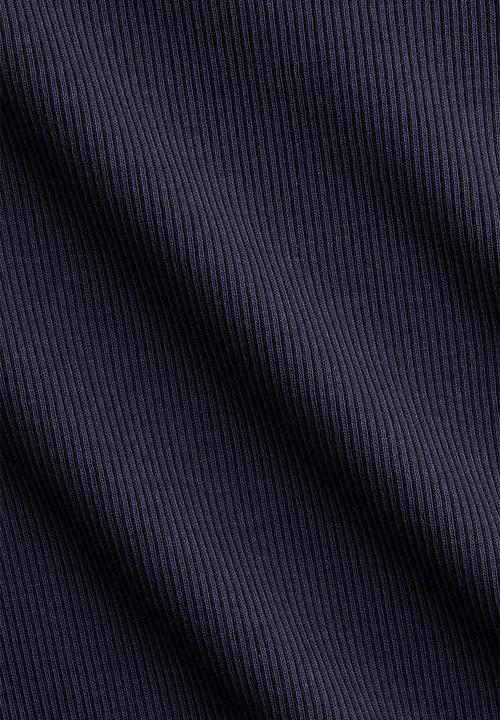 H&M - Ribbed t-shirt - navy blue