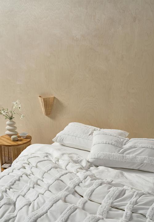 Linenhouse - Cillian Duvet Cover Set - white