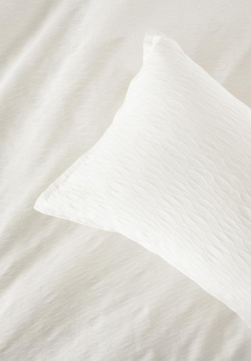 Linenhouse - Monroe Duvet Cover Set - white