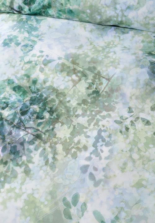 Linenhouse - Treetop Duvet Cover Set - green & blue