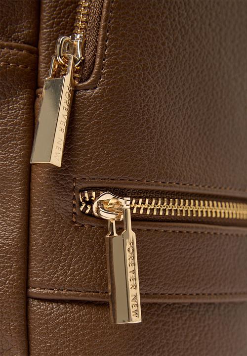 Forever New - Bec laptop backpack in chocolate