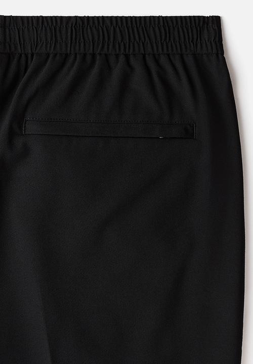 H&M - Regular fit track pants - black