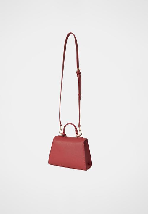 Forever New - Laura lock top handle bag in rosewood