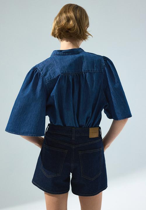 H&M - Denim blouse - denim blue
