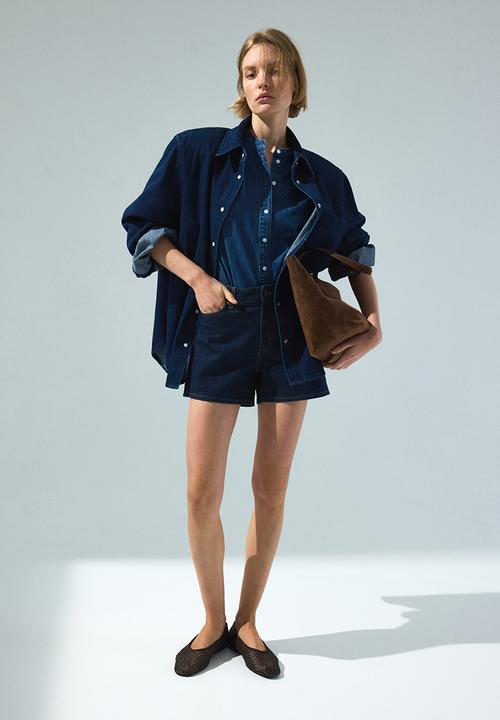 H&M - Denim blouse - denim blue