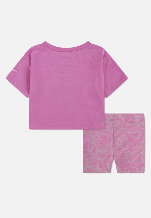 Nike - Nkg Lace It Up Bike Short Set - Light Magenta