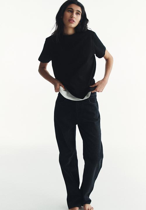 H&M - Oversized cotton T-shirt - black