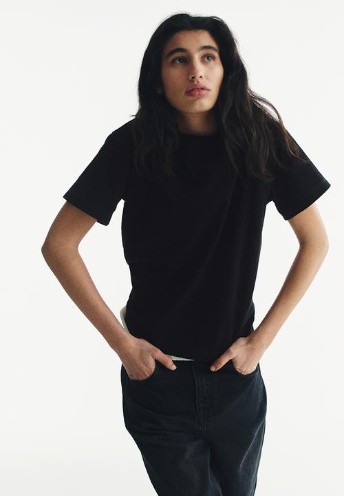 H&M - Oversized cotton T-shirt - black