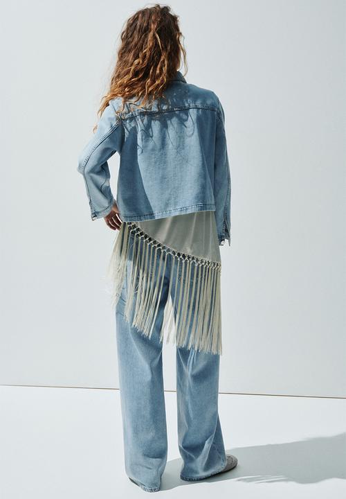 H&M - Denim jacket - light denim blue