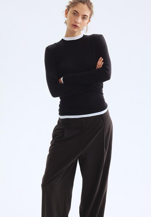 H&M - Wide trousers - dark brown