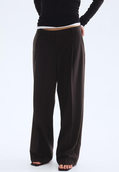 H&M - Wide trousers - dark brown