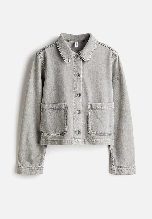 H&M - Denim jacket - light denim grey