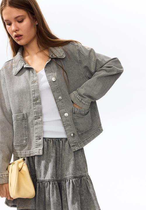 H&M - Denim jacket - light denim grey