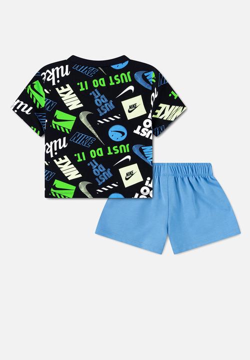 Nike - Nkb B Nsw Itz Aop Jersey Short - University Blue