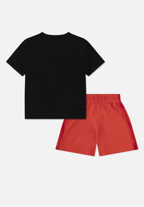 Nike - Nkb B Nsw V Lap Mesh Short Set - Lt Crimson