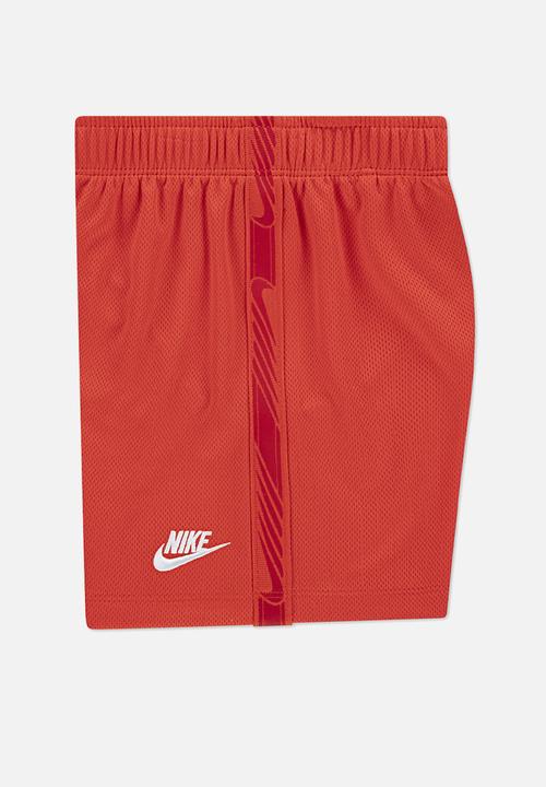 Nike - Nkb B Nsw V Lap Mesh Short Set - Lt Crimson