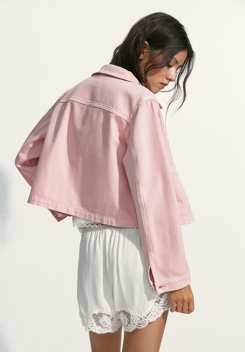 H&M - Denim jacket - light pink