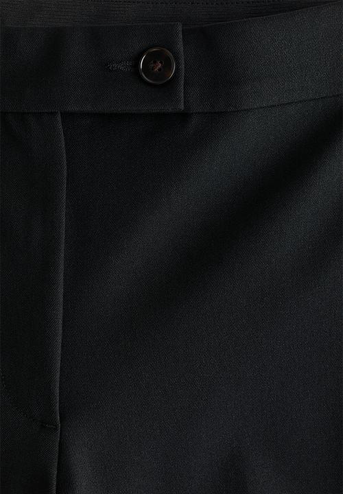 H&M - Bootcut ankle-length trousers - black