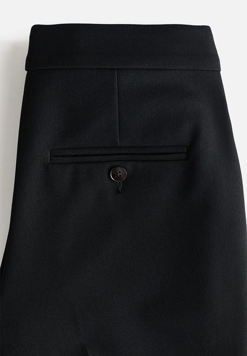 H&M - Bootcut ankle-length trousers - black