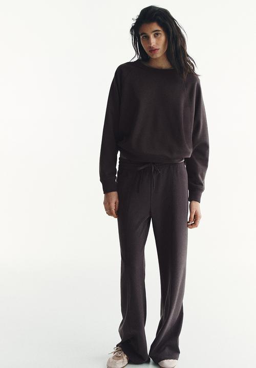 H&M - Raglan-sleeved sweatshirt - truffle grey