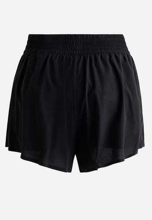 H&M - Layered sports shorts with pocket - black