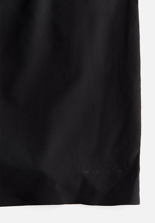 H&M - Layered sports shorts with pocket - black