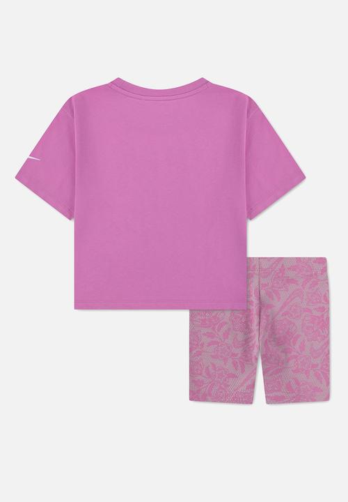 Nike - Nkg Lace It Up Bike Short Set - Light Magenta