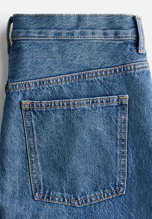 H&M - Short denim skirt - denim blue