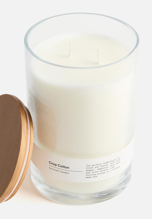 H&M - Two-wick scented candle - crisp cotton