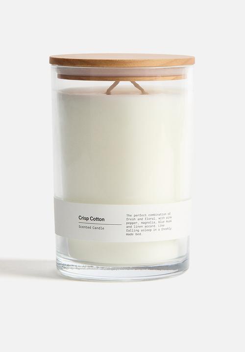 H&M - Two-wick scented candle - crisp cotton