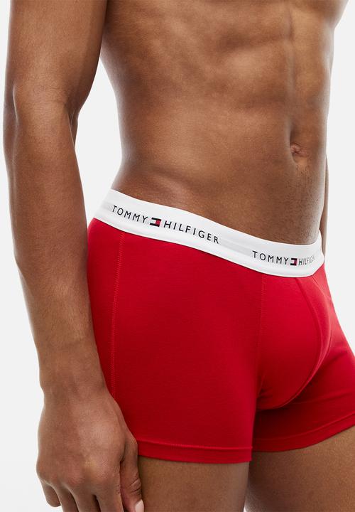 Tommy Hilfiger - 3P TRUNK DTM - Fre Red/Tme Cblt/White