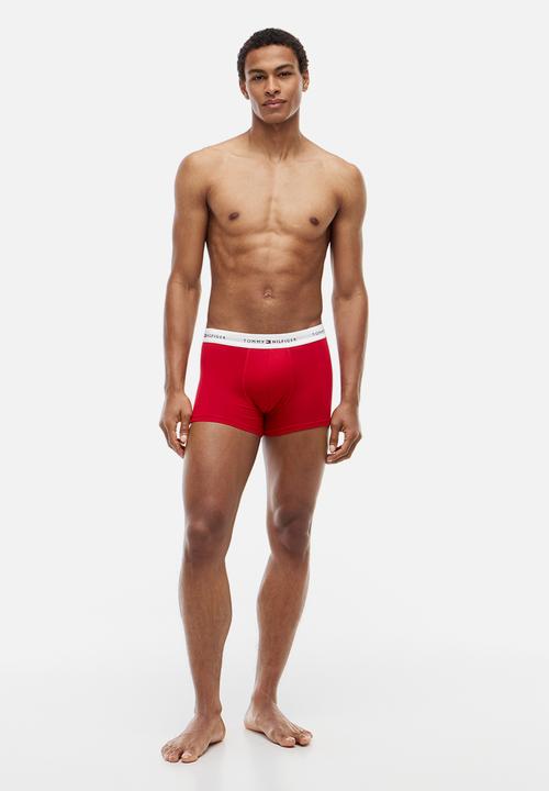Tommy Hilfiger - 3P TRUNK DTM - Fre Red/Tme Cblt/White