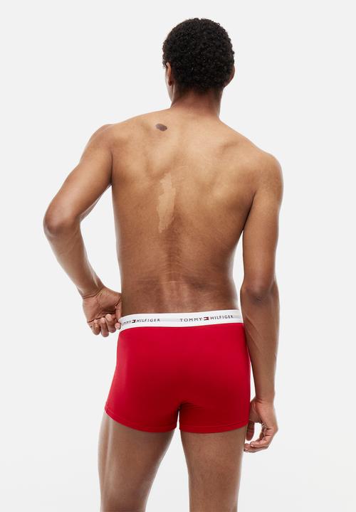 Tommy Hilfiger - 3P TRUNK DTM - Fre Red/Tme Cblt/White