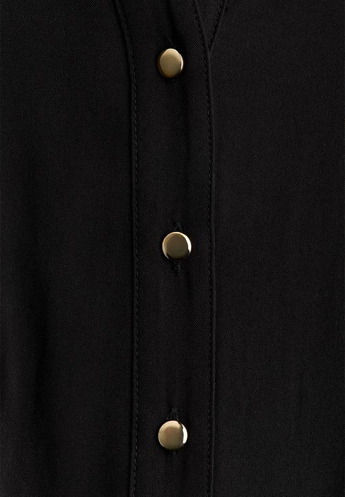 H&M - Shirt dress - black