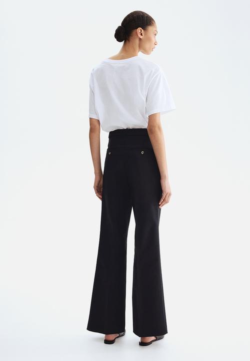 H&M - Bootcut trousers - black