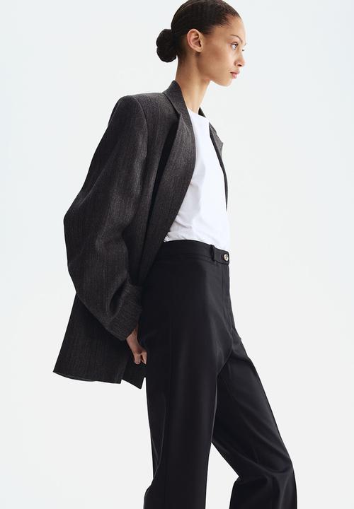 H&M - Bootcut trousers - black