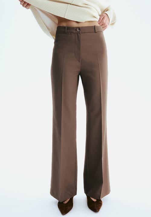 H&M - Bootcut trousers - light brown
