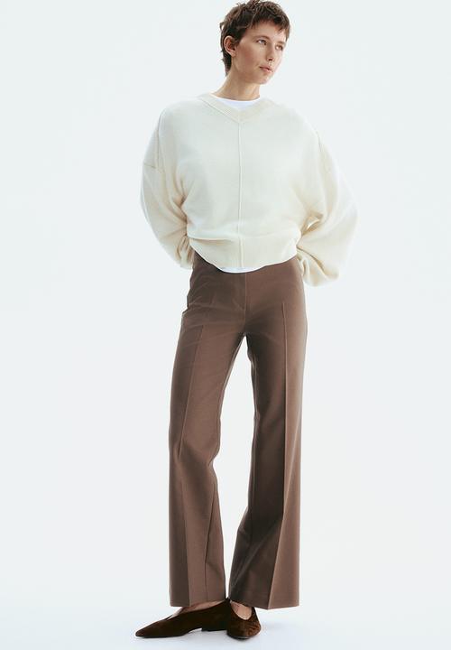 H&M - Bootcut trousers - light brown