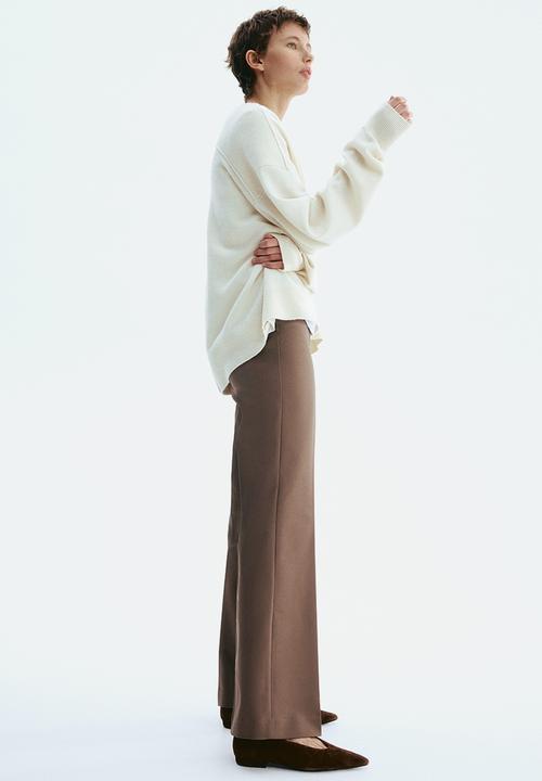 H&M - Bootcut trousers - light brown