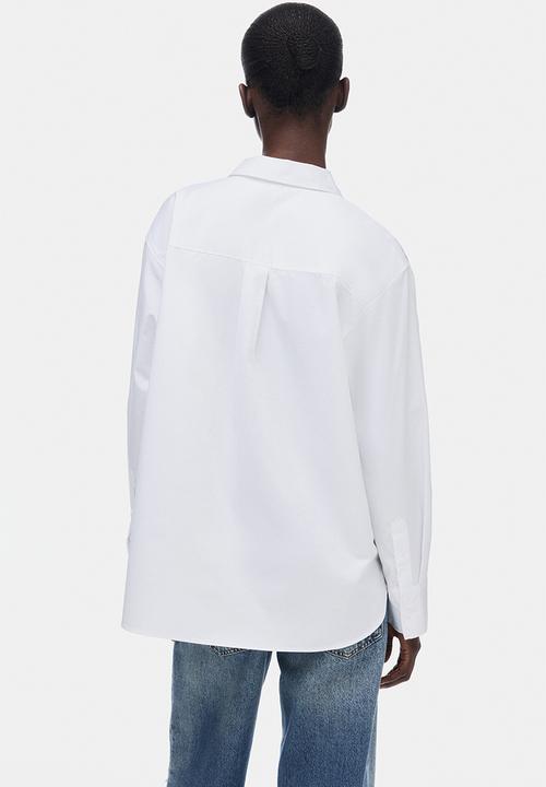 H&M - Oversized shirt - white