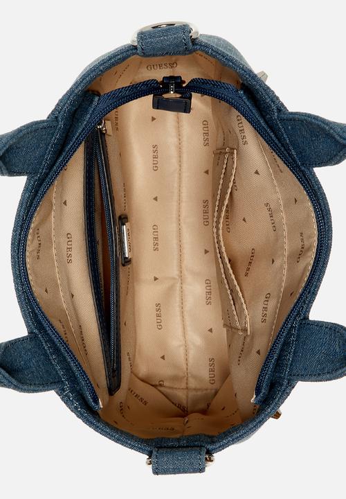 GUESS - Sasha Mini Tote Bag - Denim