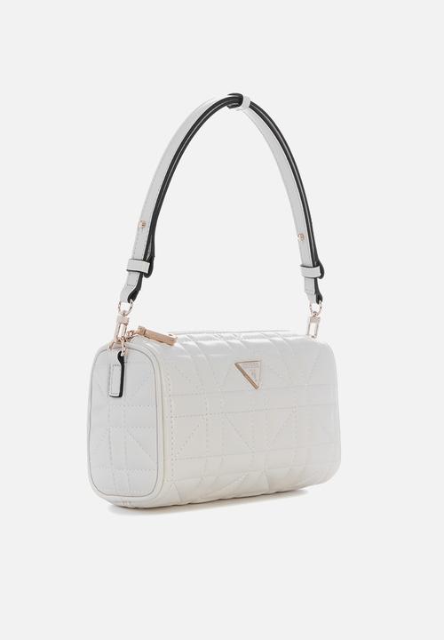 GUESS - Edita Mini Convertible Shoulder Bag-Off White