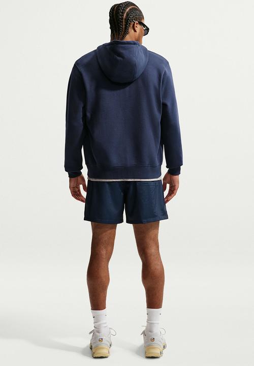 Nike - NSW  Club Woven Flow Shorts - Navy Obsidian/  White