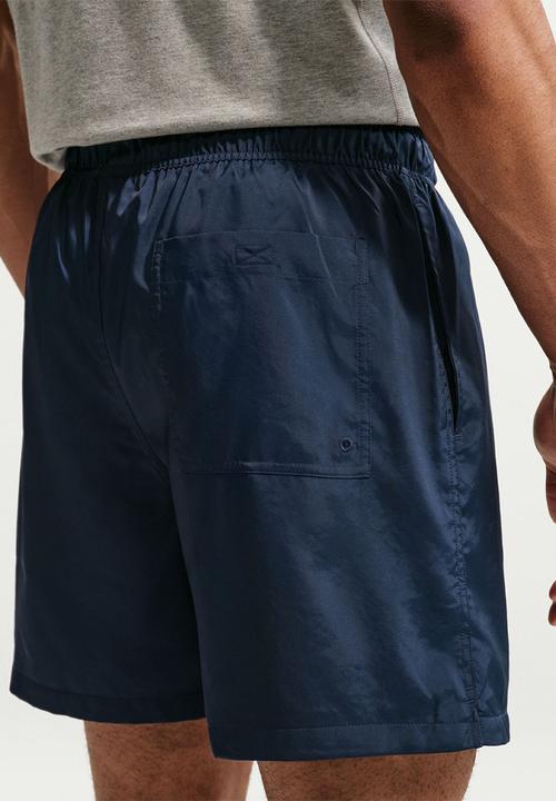 Nike - NSW  Club Woven Flow Shorts - Navy Obsidian/  White