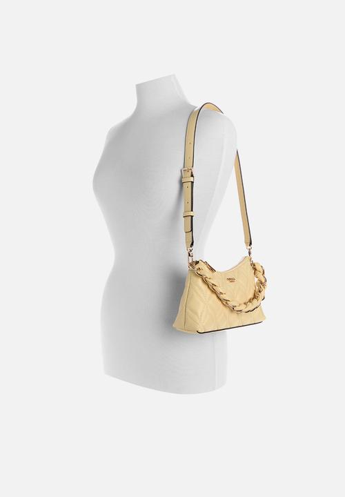GUESS - Maxine Mini Shoulder Bag-Pale Yellow