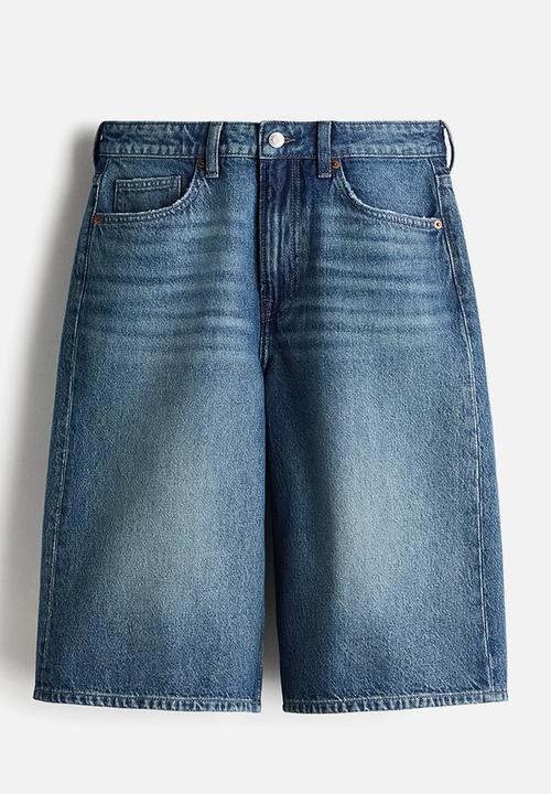 H&M - Denim bermuda shorts - light denim blue
