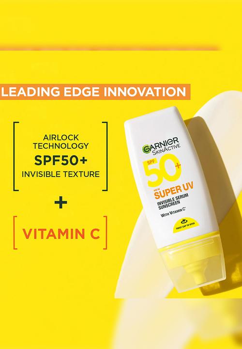 Garnier - SuperUV Invisible Serum Sunscreen Vitamin C 30ml