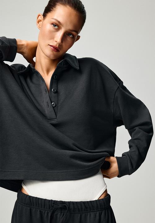 H&M - Collared sweatshirt - dark grey