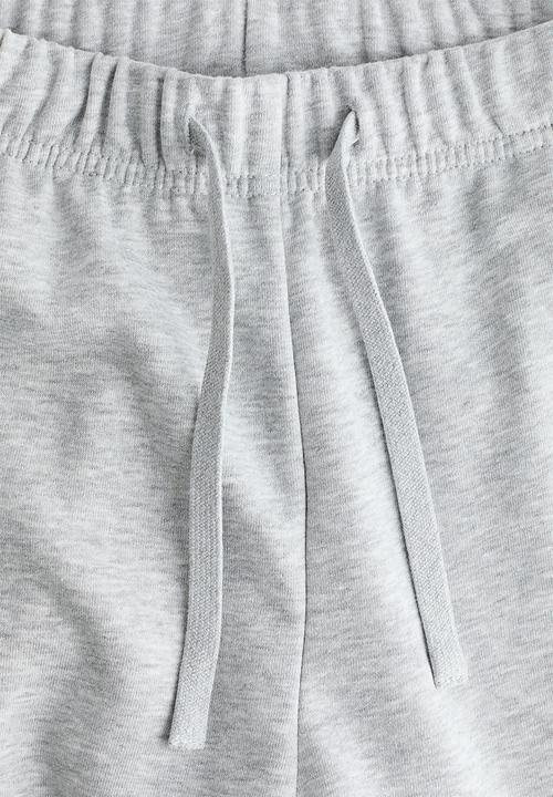 H&M - Straight-leg joggers - light grey marl