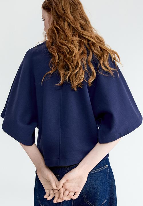 H&M - Oversized t-shirt - dark blue
